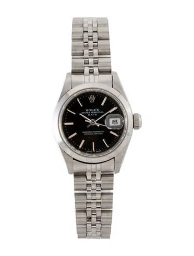 Pre-owned Rolex Date Watch, 26mm In Multi