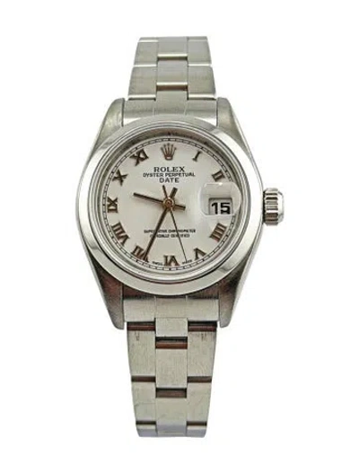 Pre-owned Rolex Date Watch, 26mm In Multi