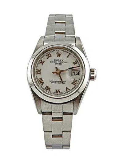 Pre-owned Rolex Date Watch, 26mm In Multi