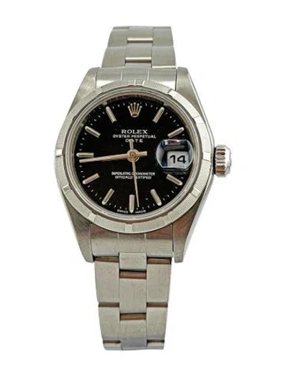 Pre-owned Rolex Date Watch, 26mm In Multi