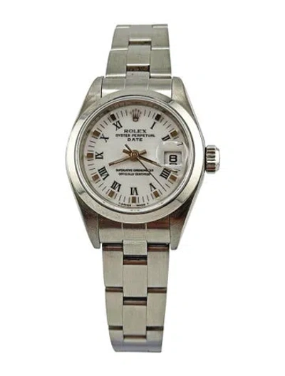 Pre-owned Rolex Date Watch, 26mm In Multi