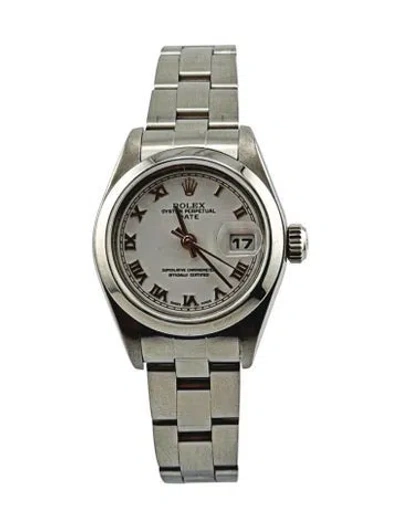 Pre-owned Rolex Date Watch, 26mm In Multi