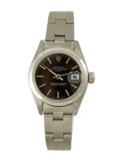 Pre-owned Rolex Date Watch, 26mm In Multi