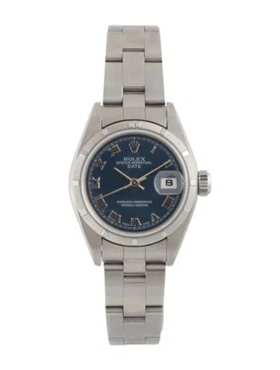 Pre-owned Rolex Date Watch, 26mm In Multi
