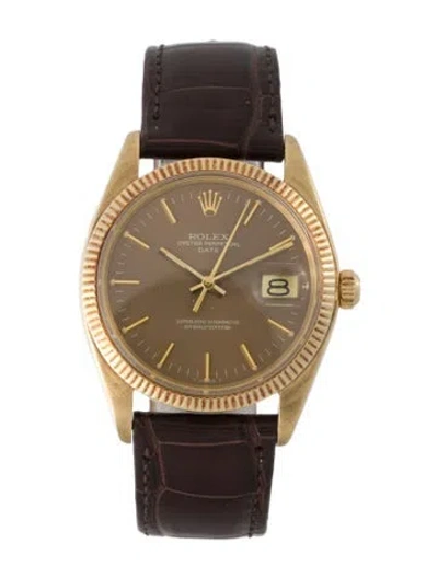 Pre-owned Rolex Date Watch In Multi
