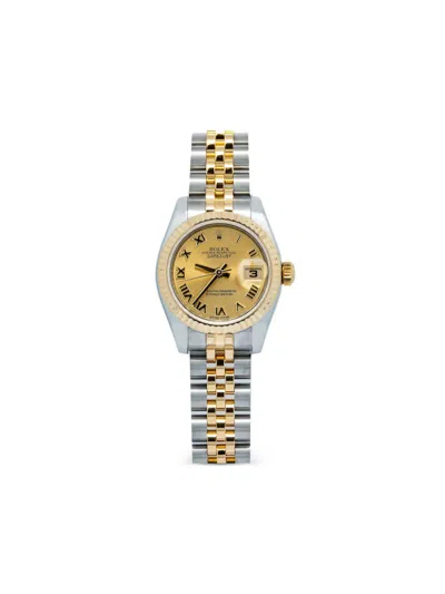 Pre-owned Rolex Datejust 26mm In Gold