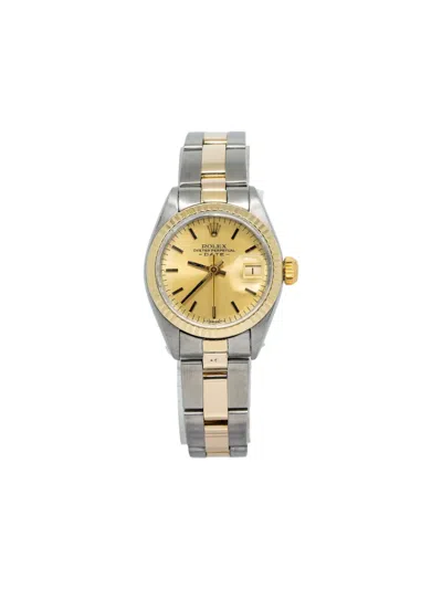 Pre-owned Rolex Datejust 26mm In Gold