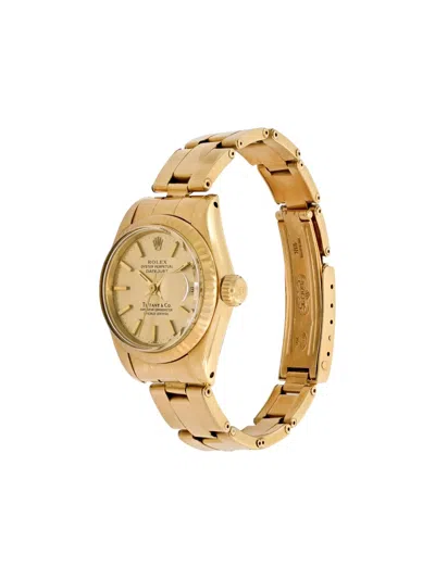 Pre-owned Rolex Datejust 26mm In Gold