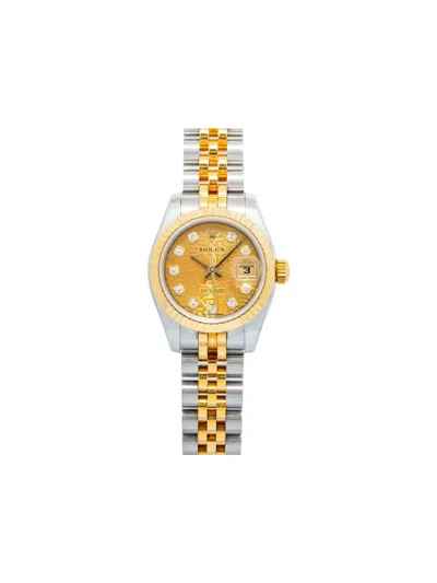 Pre-owned Rolex Datejust 26mm In Gold
