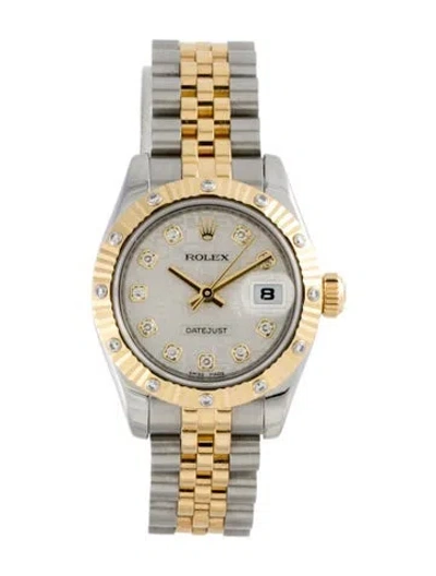 Pre-owned Rolex Datejust, 26mm In Multi
