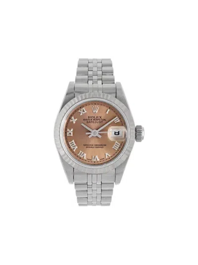 Pre-owned Rolex Datejust 26mm In Pink