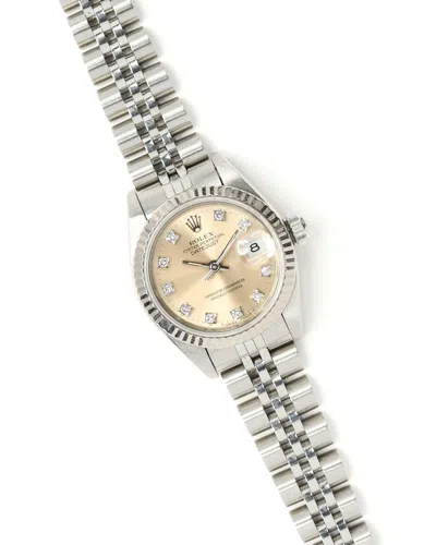 Rolex Datejust 26mm Ref 69174 1992 Watch In Silver