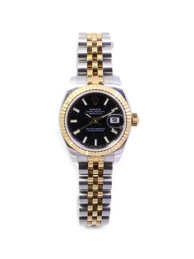 Pre-owned Rolex Datejust 26mm Watch In Black