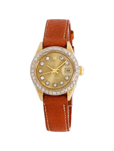 Rolex Datejust 26mm Watch In Brown