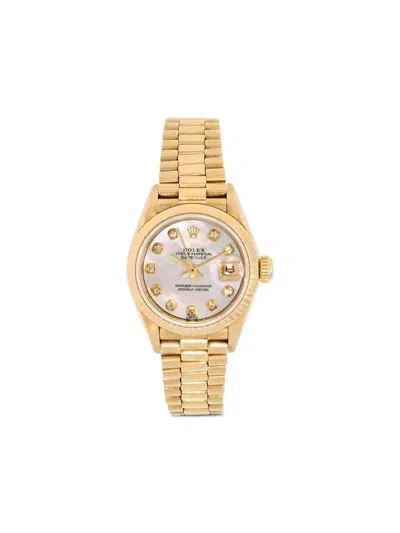 Pre-owned Rolex Datejust 26mm In White