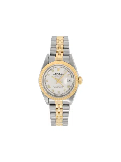 Pre-owned Rolex Datejust 26mm In White