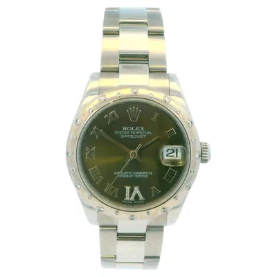 Pre-owned Rolex Datejust 278344rbr Diamond Bezel Midsize Ladies Watch In Multi