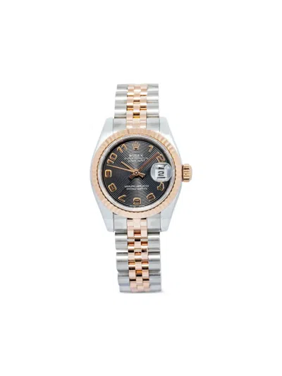 Pre-owned Rolex Datejust 28mm In Black