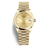 ROLEX ROLEX DATEJUST 31 AUTOMATIC CHAMPAGNE DIAL LADIES 18KT YELLOW GOLD PRESIDENT WATCH 278248CSP