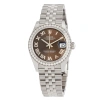 ROLEX ROLEX DATEJUST 31 AUTOMATIC DIAMOND LADIES WATCH 278384GYRDJ