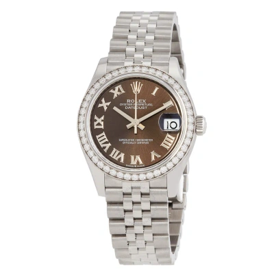 Rolex Datejust 31 Automatic Diamond Ladies Watch 278384gyrdj In Metallic