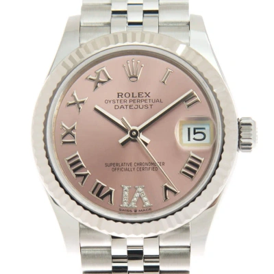 Rolex Datejust 31 Automatic Diamond Pink Dial Ladies Watch 278274prdj In Gray