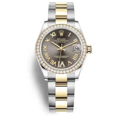 Rolex Datejust 31 Grey Dial Ladies Steel And 18kt Yellow Gold Oyster Watch 278383gyrdo