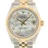 ROLEX ROLEX DATEJUST 31 MOTHER OF PEARL DIAMOND DIAL AUTOMATIC LADIES STEEL AND 18KT YELLOW GOLD JUBILEE W