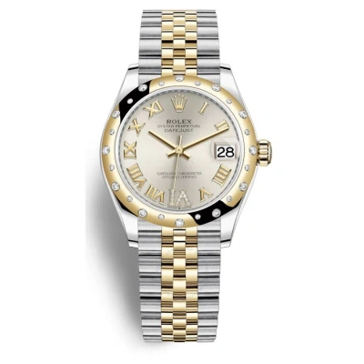 Rolex Datejust 31 Silver Dial Automatic Ladies Steel And 18kt Yellow Gold Jubilee Watch 278343srdj In Metallic