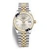 ROLEX ROLEX DATEJUST 31 SILVER DIAMOND DIAL AUTOMATIC LADIES STEEL AND 18KT YELLOW GOLD JUBILEE WATCH 2783
