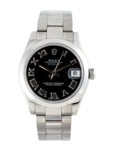 Pre-owned Rolex Datejust 31 Watch, 31mm In Multi
