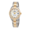ROLEX ROLEX DATEJUST 31 WHITE DIAL AUTOMATIC LADIES STEEL AND 18KT YELLOW GOLD OYSTER WATCH 278273WRO
