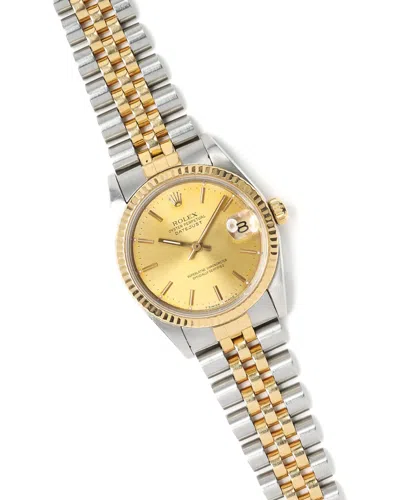 Rolex Datejust 31mm 1992 Watch In Gold