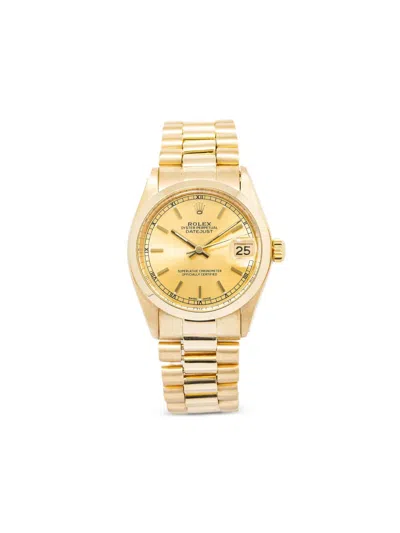 Pre-owned Rolex Datejust 31mm In Gold