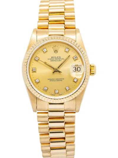 Pre-owned Rolex Datejust 31mm In Gold