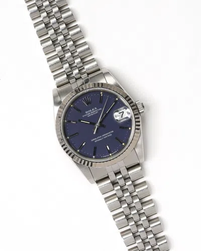 Rolex Datejust 31mm Mid Size 1985 Watch In Metallic