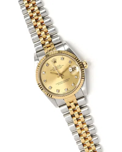 Rolex Datejust 31mm Mid Size 1990 Watch In Gray