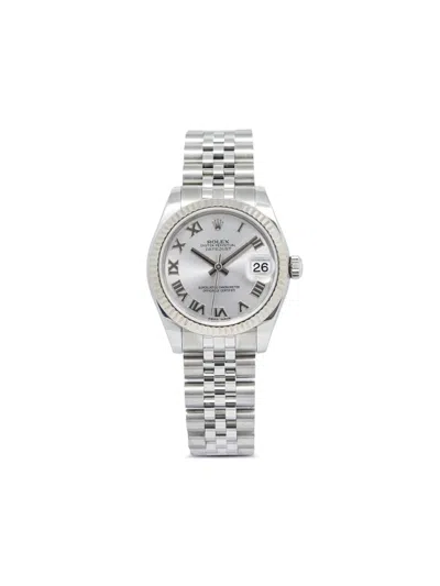Pre-owned Rolex Datejust 31mm In Silver