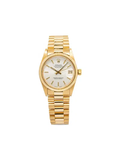 Pre-owned Rolex Datejust 31mm In Silver