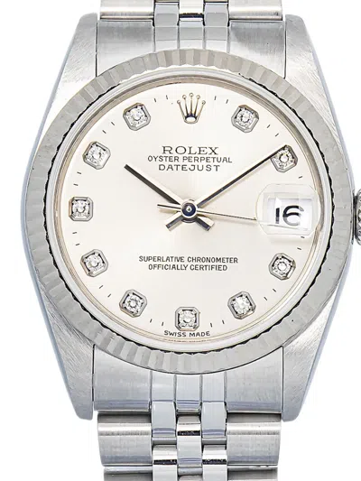 Pre-owned Rolex Datejust 31mm Watch In Neutrals