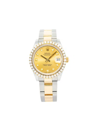Pre-owned Rolex Datejust 31mm In Yellow