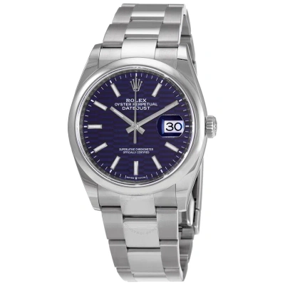 Rolex Datejust 36 Automatic Chronometer Blue Dial Ladies Watch 126200blfso
