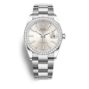 ROLEX ROLEX DATEJUST 36 AUTOMATIC SILVER DIAL UNISEX OYSTER WATCH 126284SSO
