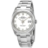 ROLEX ROLEX DATEJUST 36 AUTOMATIC WHITE DIAL MEN'S OYSTER WATCH 126200WRO