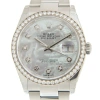 ROLEX ROLEX DATEJUST 36 DIAMOND MOTHER OF PEARL DIAL UNISEX WATCH 126284MDO