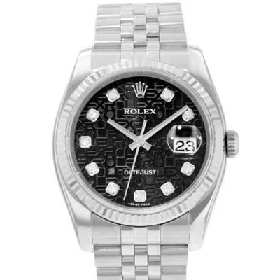 Pre-owned Rolex Datejust 36 Watch, 36mm In Multi