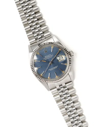 Rolex Datejust 36mm 1984 Watch In Silver