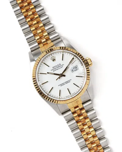 Rolex Datejust 36mm 1987 Watch In Gold