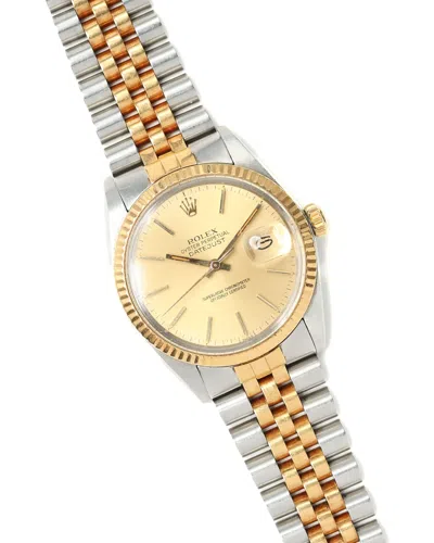 Rolex Datejust 36mm Ref 16013 1983 Serviced 2026 Watch In Gold
