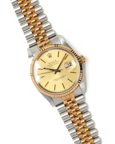 Rolex Datejust 36mm Ref 16013 Ca 1983 Watch In Yellow